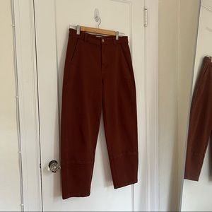NWT Everlane Utility Barrel Pant in Rosewood